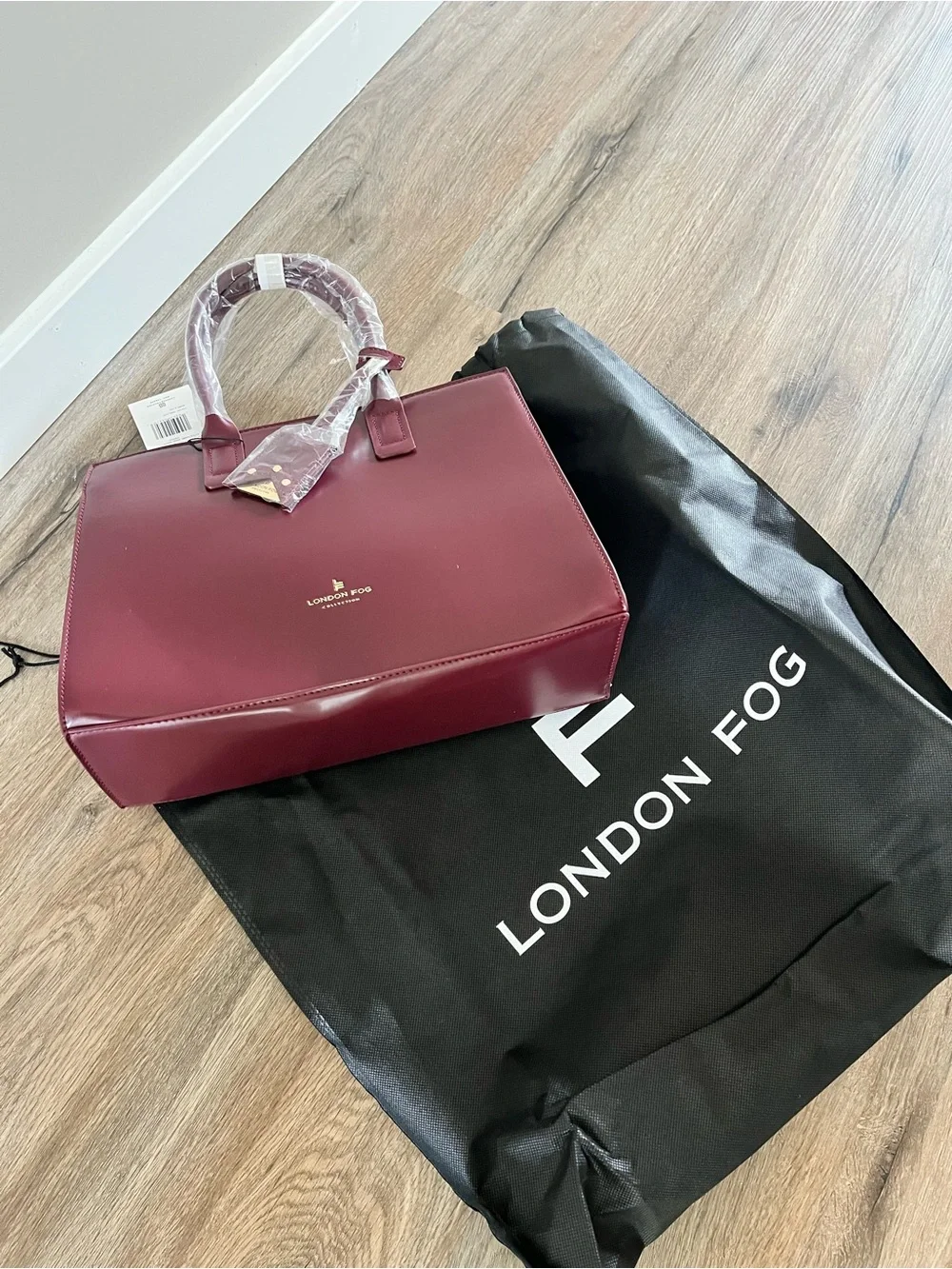Brand New London Fog Oxblood Color Handbag/satchel style.